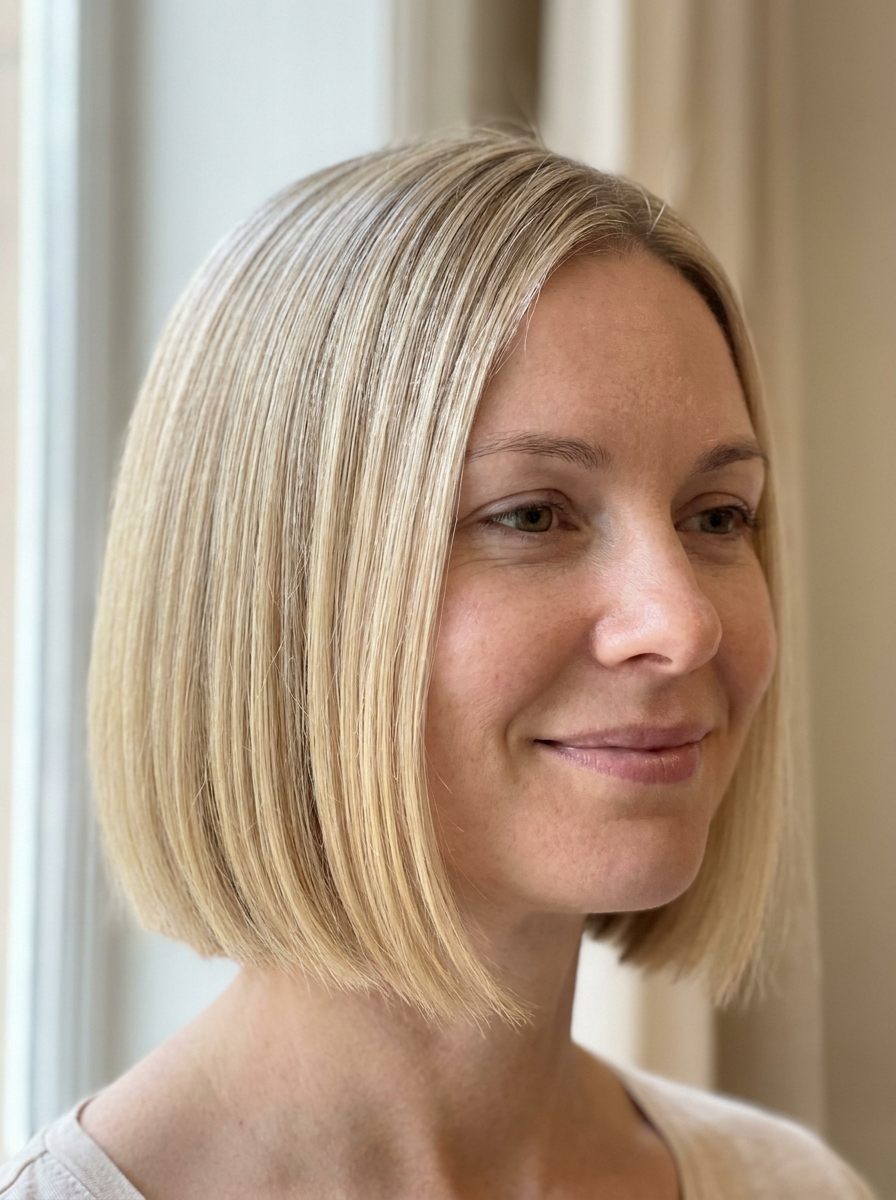 Blunt Bob für dünnes Haar - dünnes haar